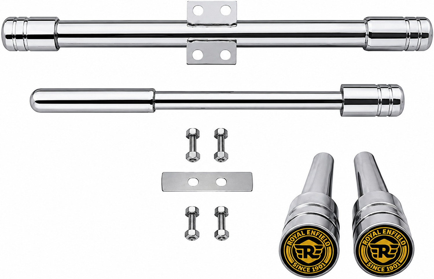 Image of SN STEEL LGNP08062026 Bike Leg Guard (Royal Enfield)