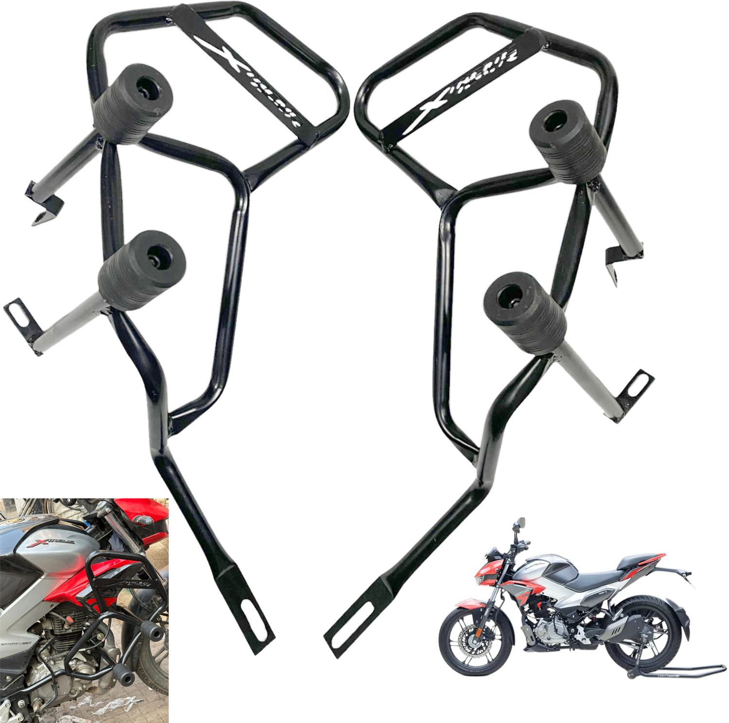 Image of ENEMYT QX20 Design Good Side Guard Saree Guard foot rest For Hero Xtreme 125R Bike Saree Guard (Hero)