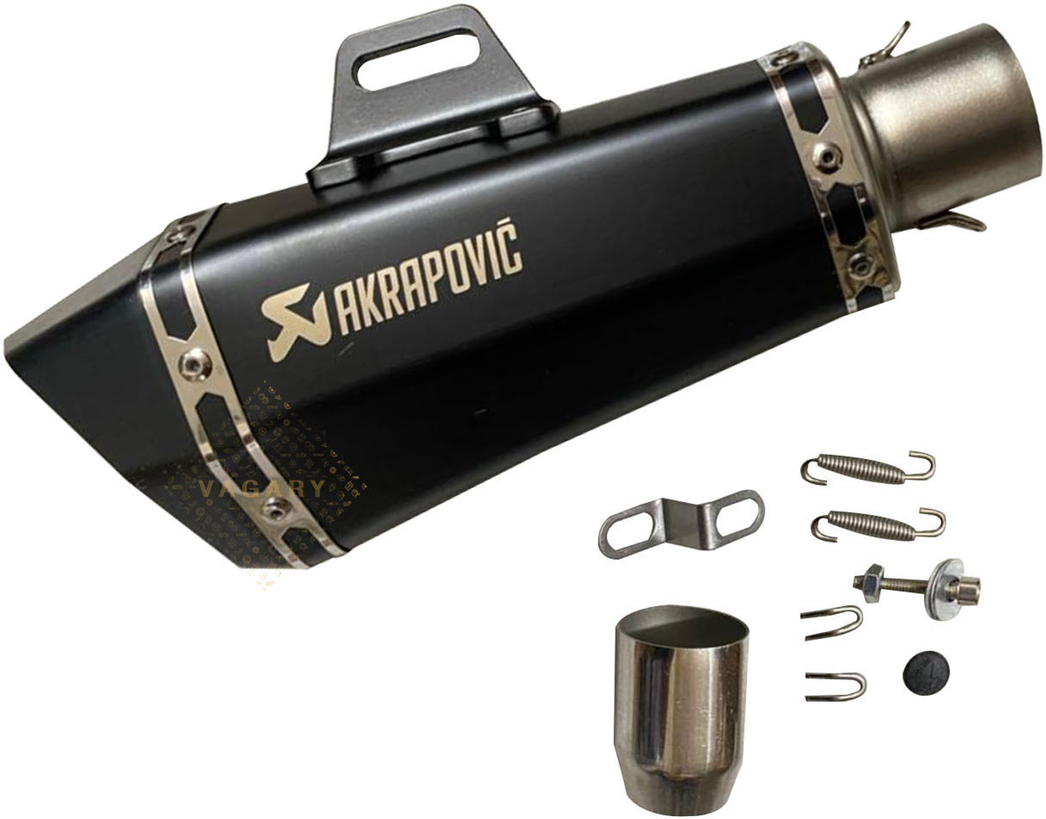 Image of EAZ Original Gold Star Silencer for Royal Enfield Royal Enfield Classic 350 Slip-on Exhaust System (Stainless Steel)