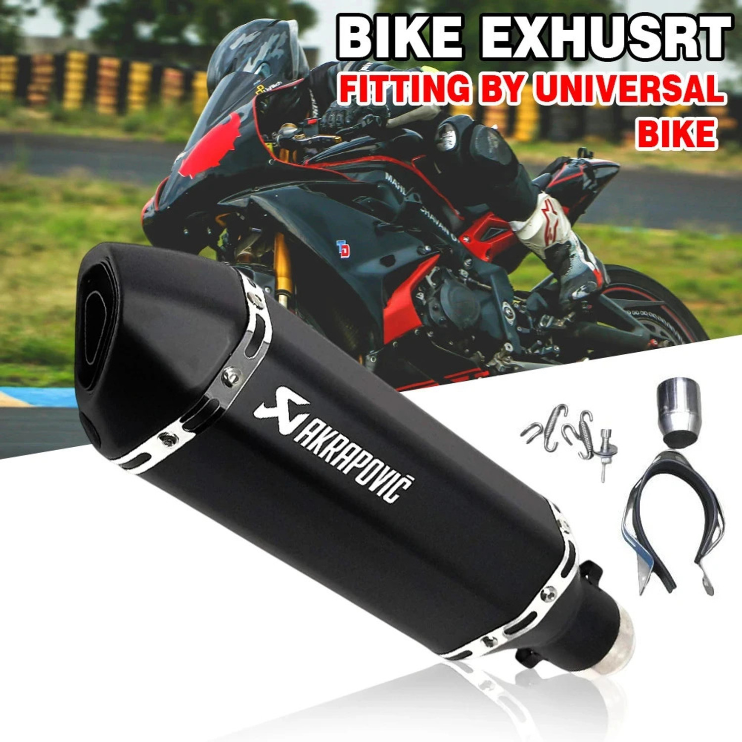 Image of EAZ Original Gold Star Silencer for Royal Enfield Royal Enfield Classic 350 Slip-on Exhaust System (Stainless Steel)