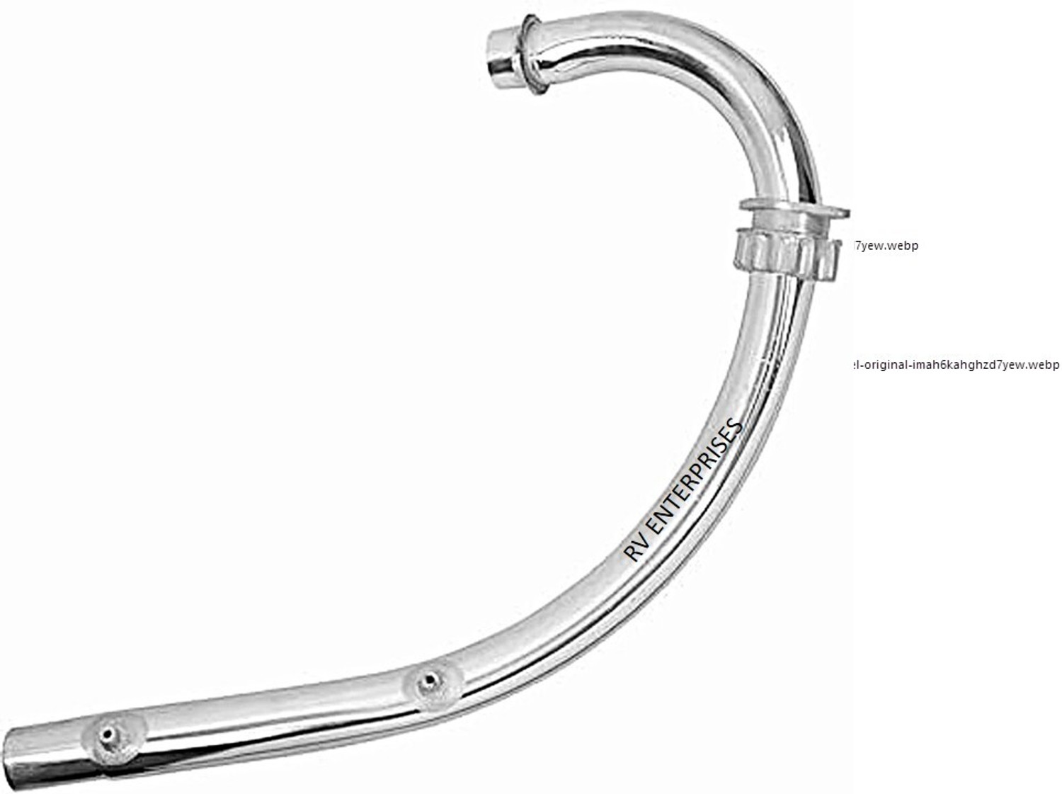 RV VRINDA Royal Enfield Classic 350 Exhaust System - Image 1