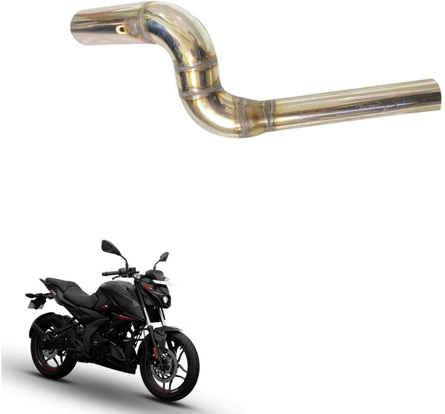 Image of EAZ Original Gold Star Silencer for Royal Enfield Royal Enfield Classic 350 Slip-on Exhaust System (Stainless Steel)