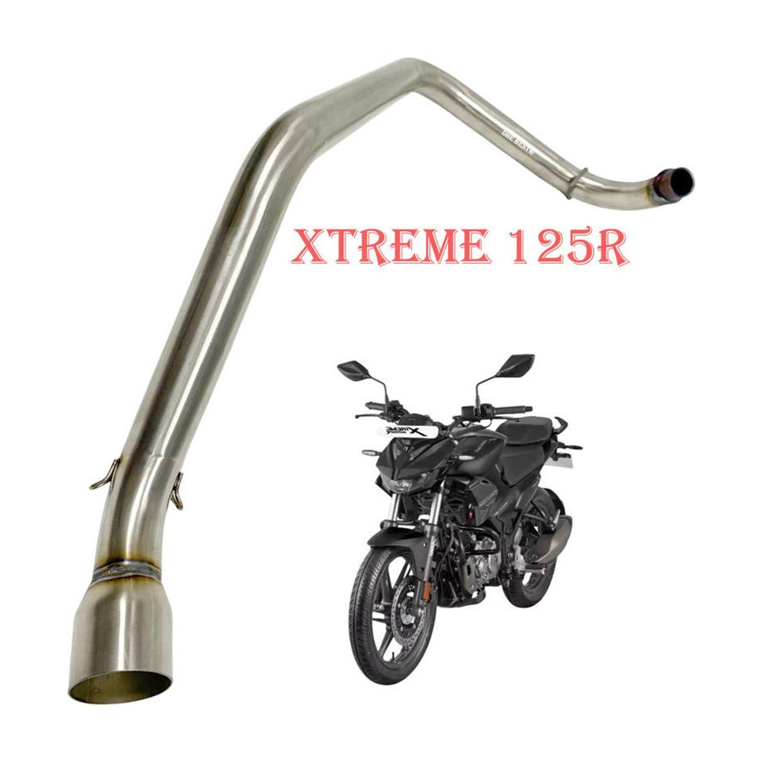 Dhe Best Motorcycle Premium Bend Pipe - Image 1