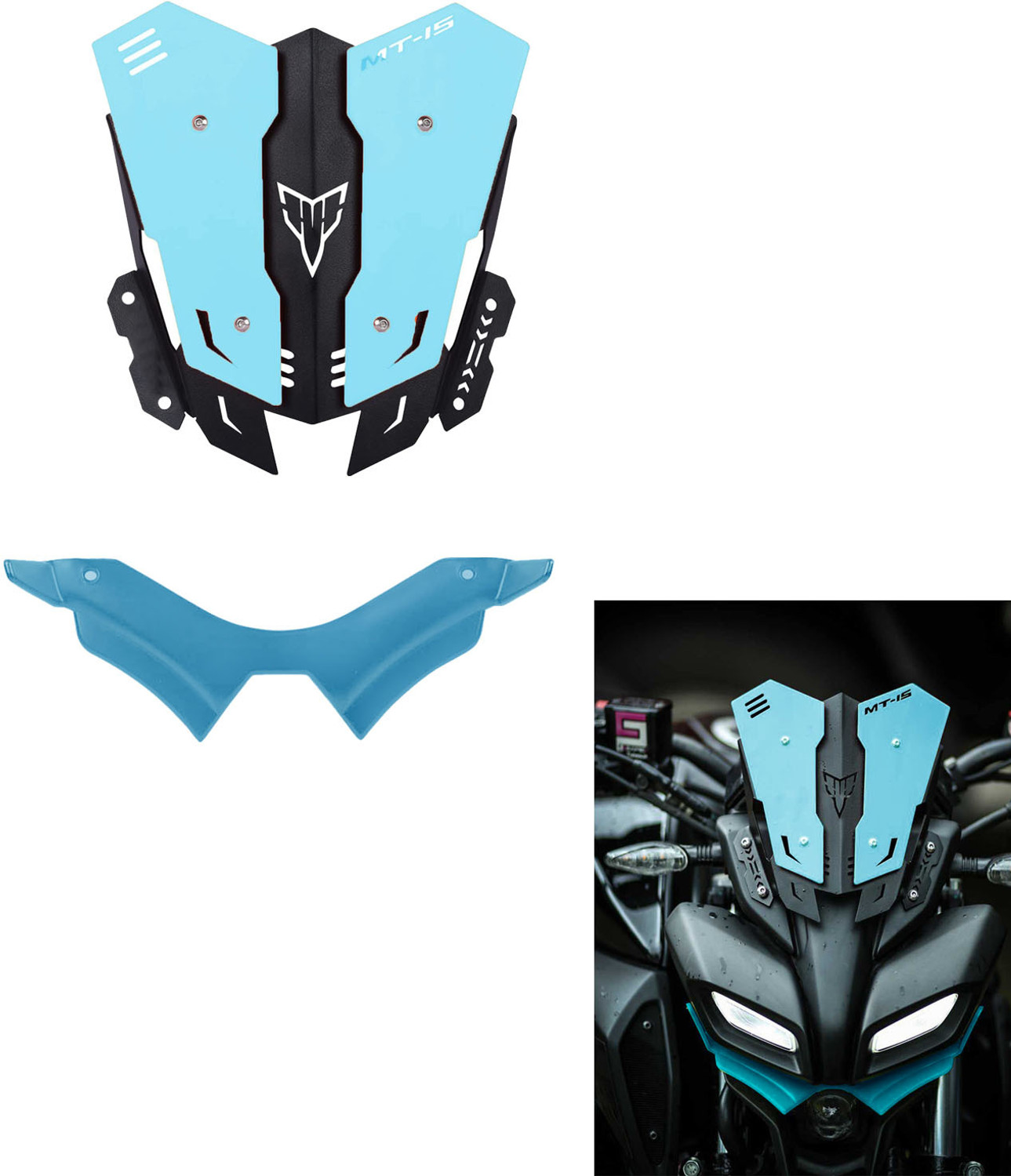 Image of Vagary Aerodynamic Adjustable Wing Mirror For R15 V4, V3, R15 V4M Bike Fairing Kit