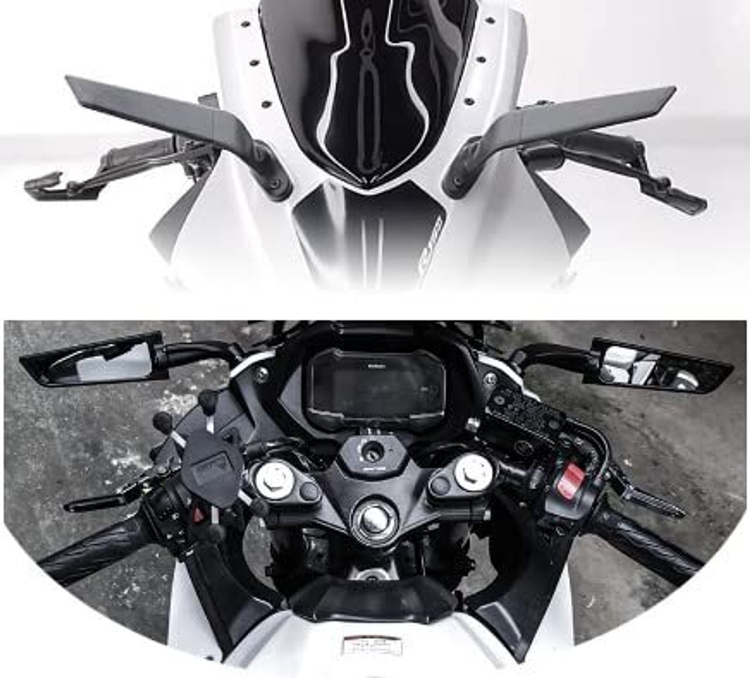 Image of Vagary Aerodynamic Adjustable Wing Mirror For R15 V4, V3, R15 V4M Bike Fairing Kit