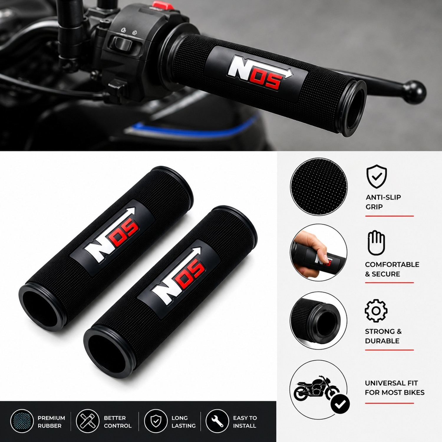 EAZ NOS Bike Grip Cover - Image 1