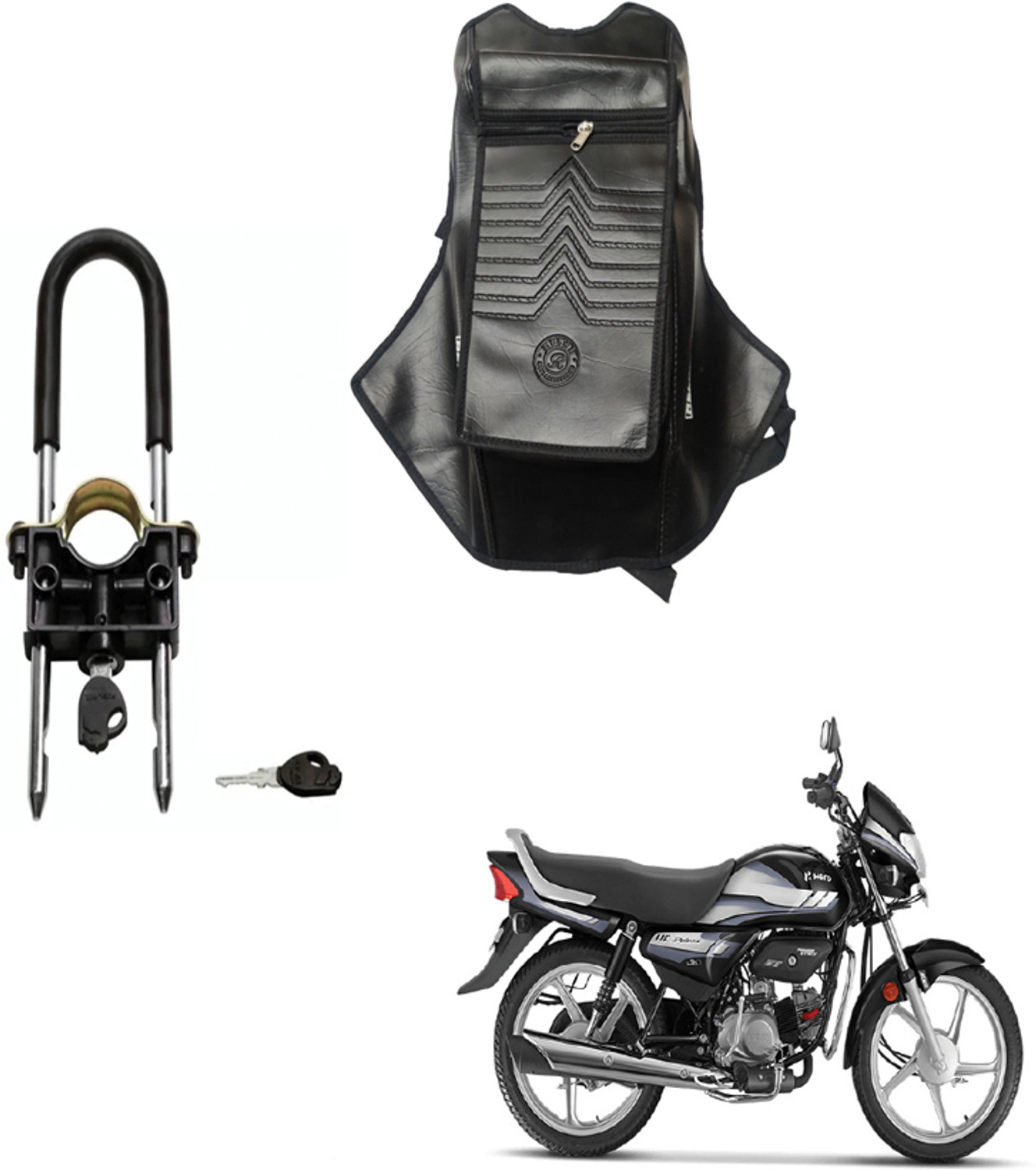 Image of Clioaurora Premium Bike Tank Cap Gas Cap Ring-lock Indian Universal For Bike Bike Tank Cover