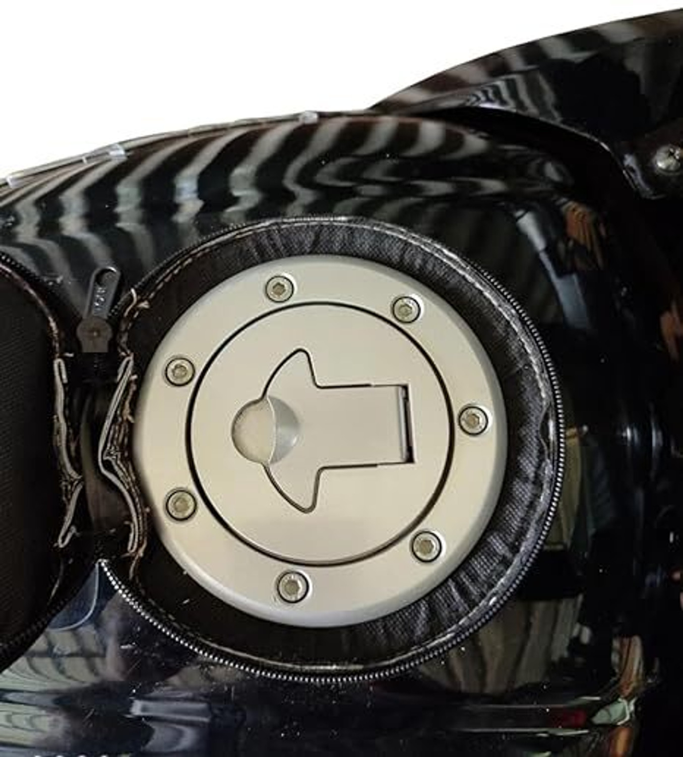 Image of Clioaurora Premium Bike Tank Cap Gas Cap Ring-lock Indian Universal For Bike Bike Tank Cover