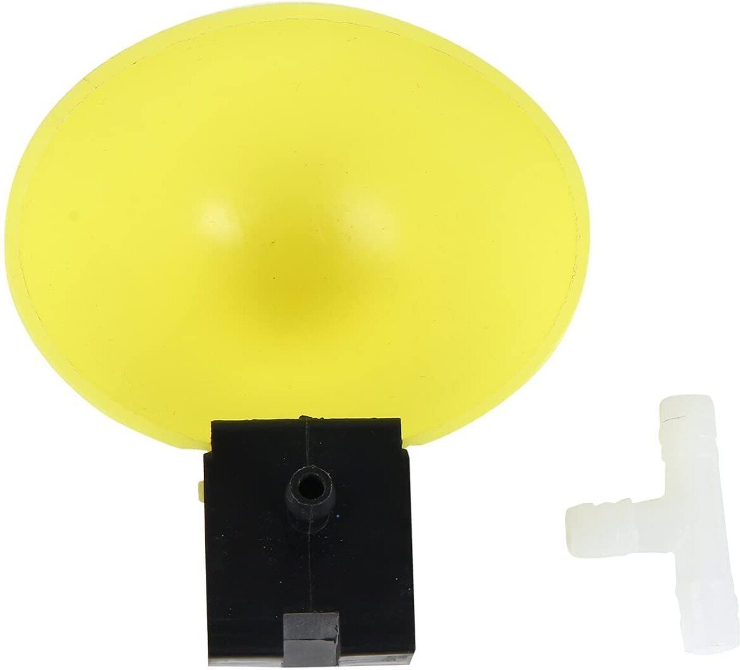 Image of Cj farms and agritech Automatic Bird Water Drinker (Pack of 5) Window Bird Feeder (Yellow)