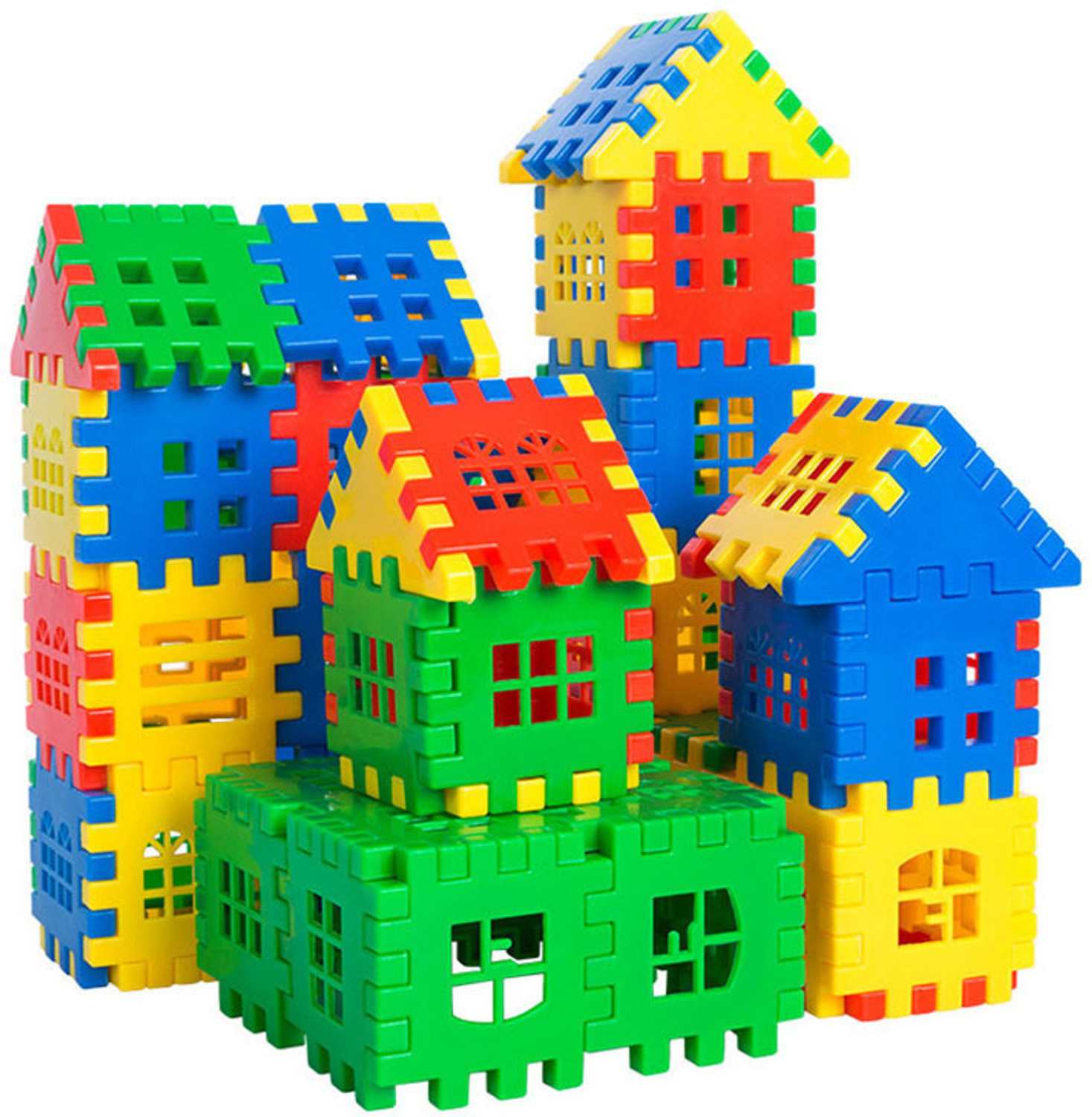 Image of Sharvil 120 Pcs Colorful Wooden Domino Block Set for Kids (Multicolor)