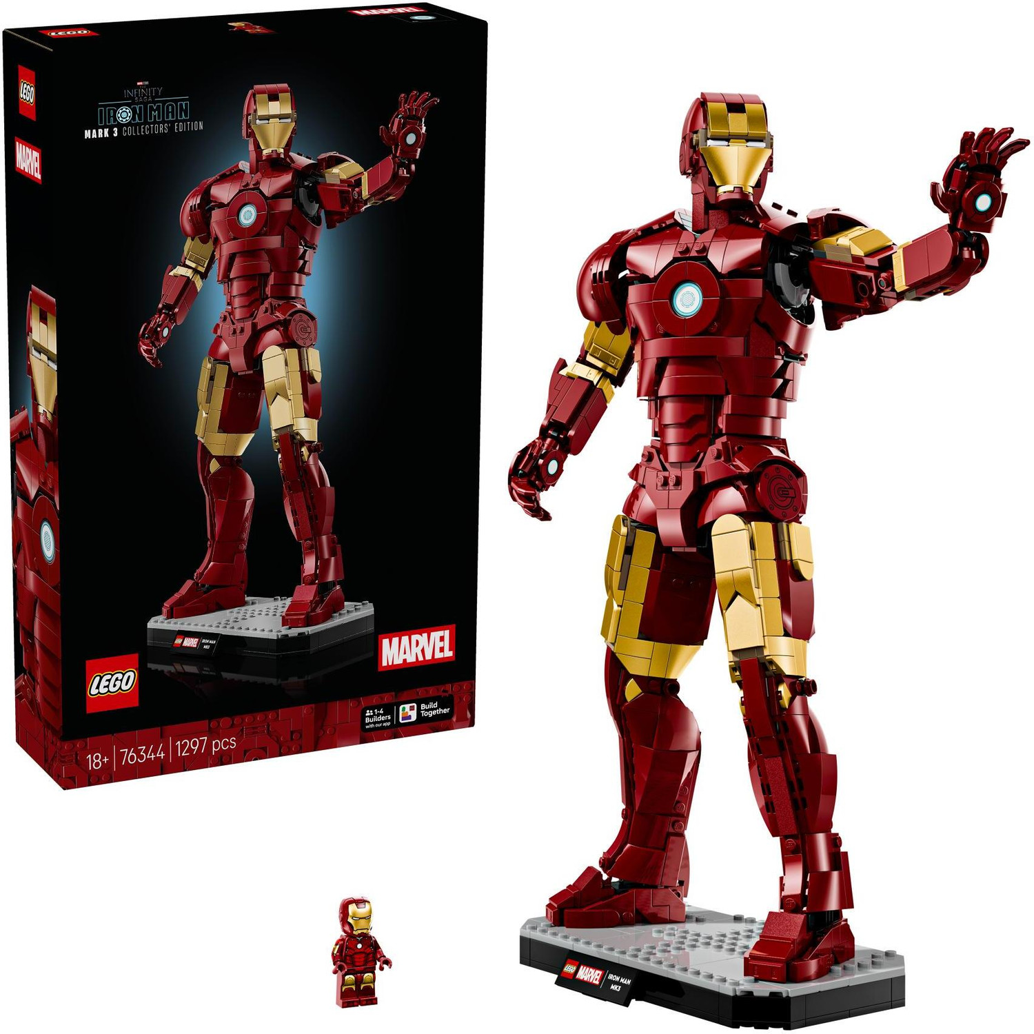 LEGO Marvel Iron Man Mark 3 Collectors Edition 76344 (Multicolor) - Image 1
