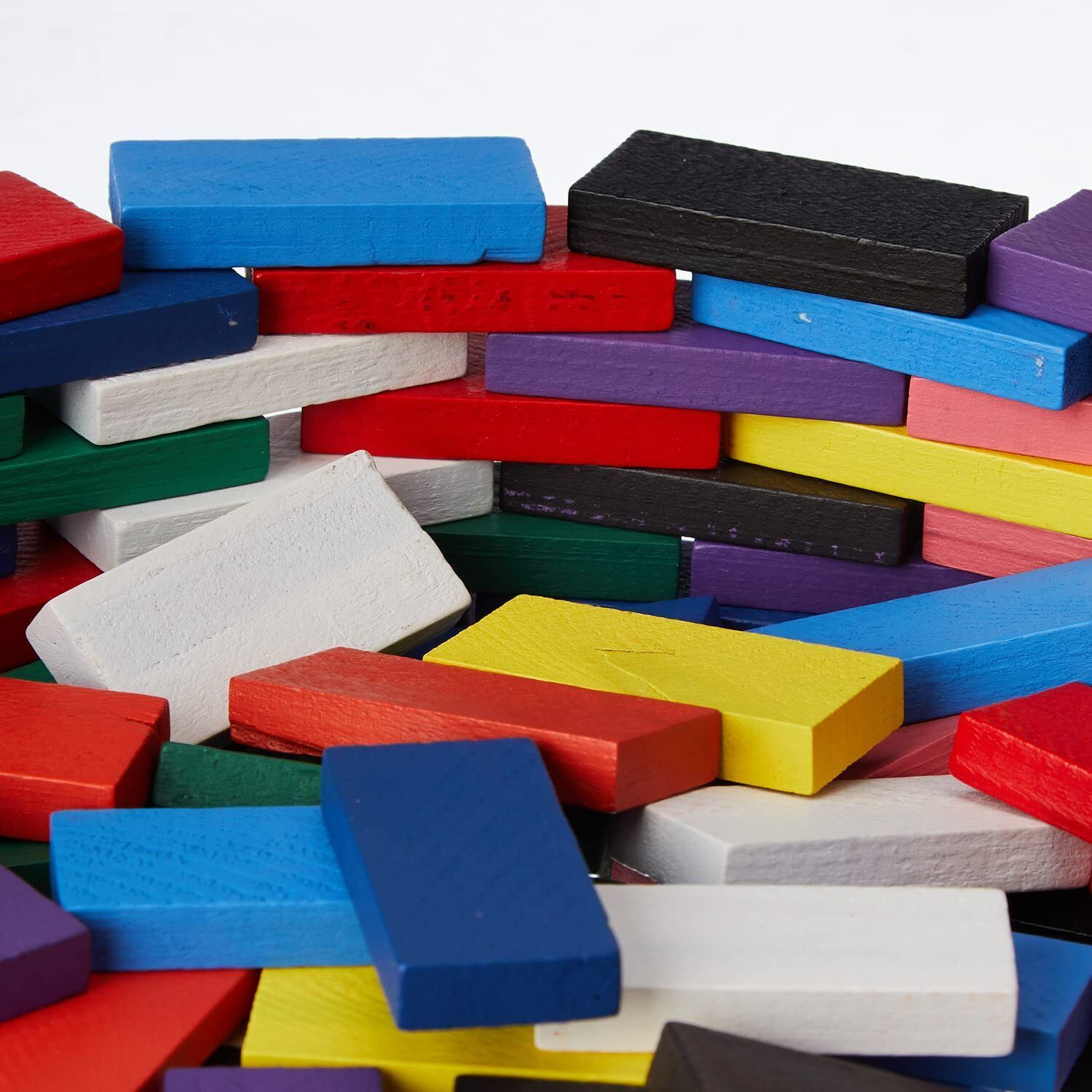 Image of Sharvil 120 Pcs Colorful Wooden Domino Block Set for Kids (Multicolor)