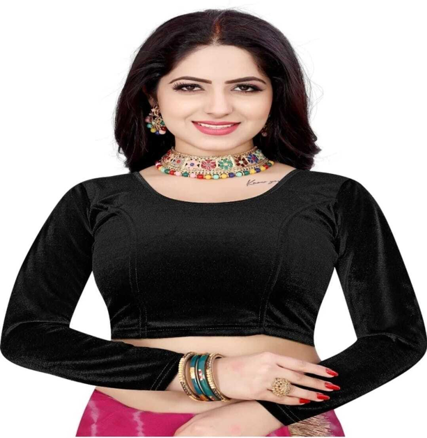 Image of AartiGarment Round Neck Women Blouse