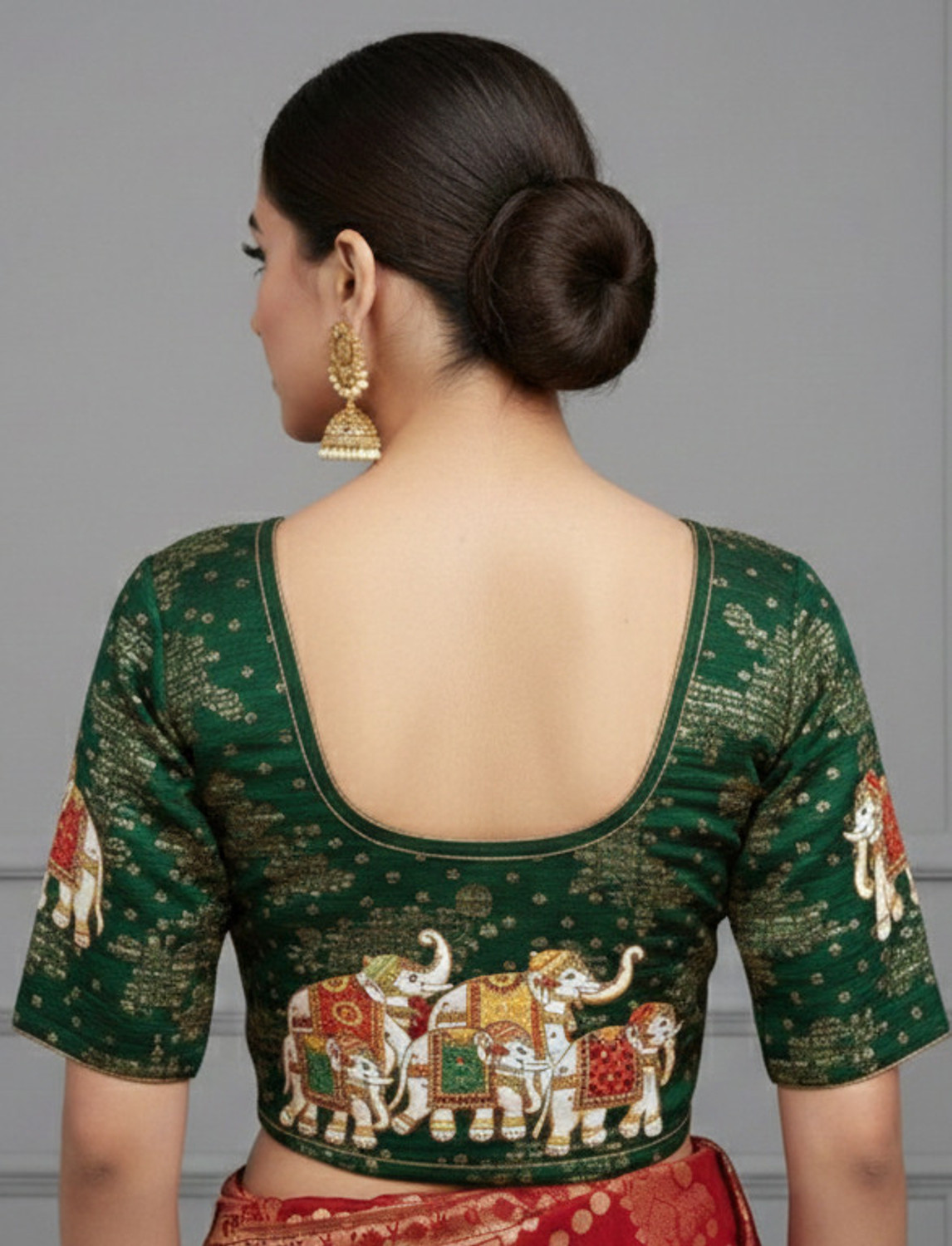 Image of SCUBE DESIGNS Round Neck Women Blouse