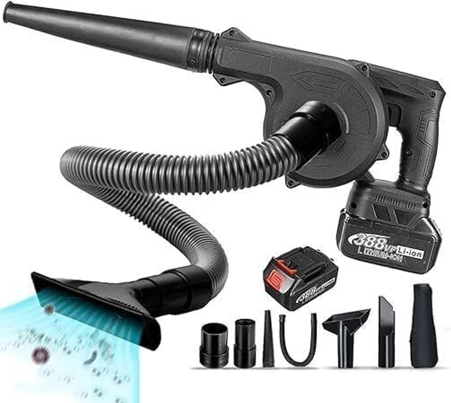 Image of Flipkart SmartBuy 48V Cordless Air Blower Turbo Jet High Power Dust Cleaner Forward Curved Air Blower (Cordless)
