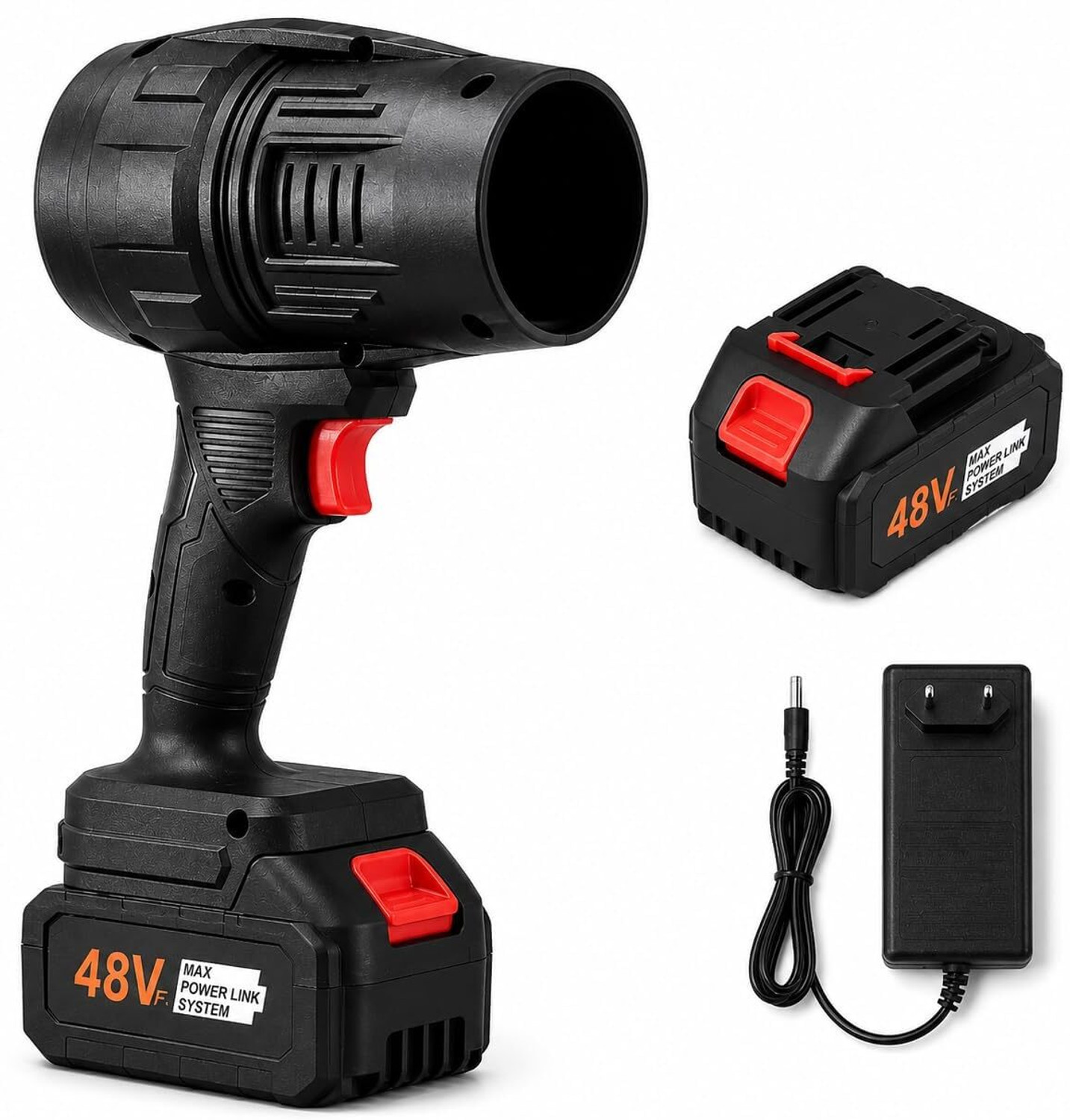 Zelda Cordless Portable Air Blower 48V Rechargeable Battery & Charger Radial Air Blower