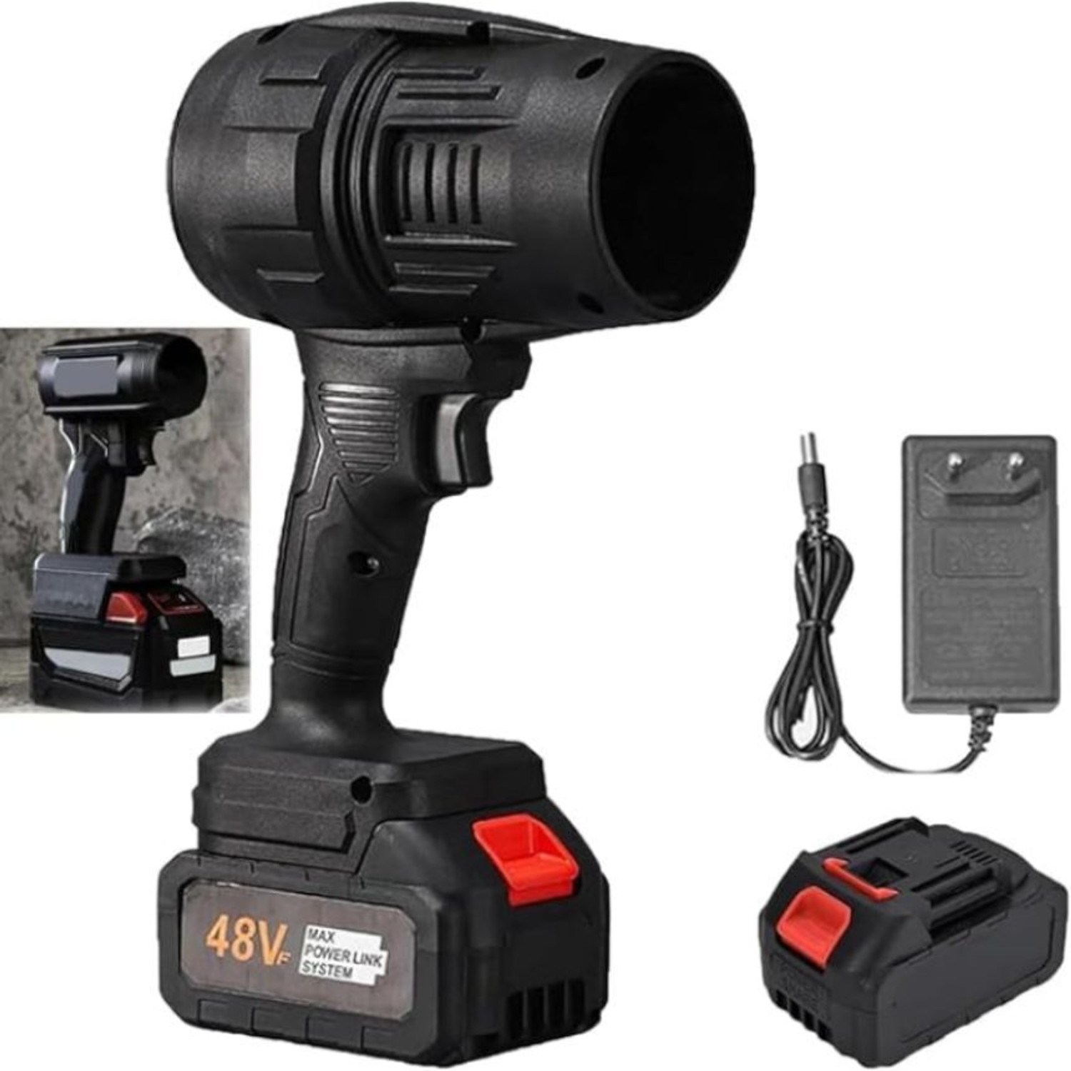 Image of Flipkart SmartBuy 48V Cordless Air Blower Turbo Jet High Power Dust Cleaner Forward Curved Air Blower (Cordless)