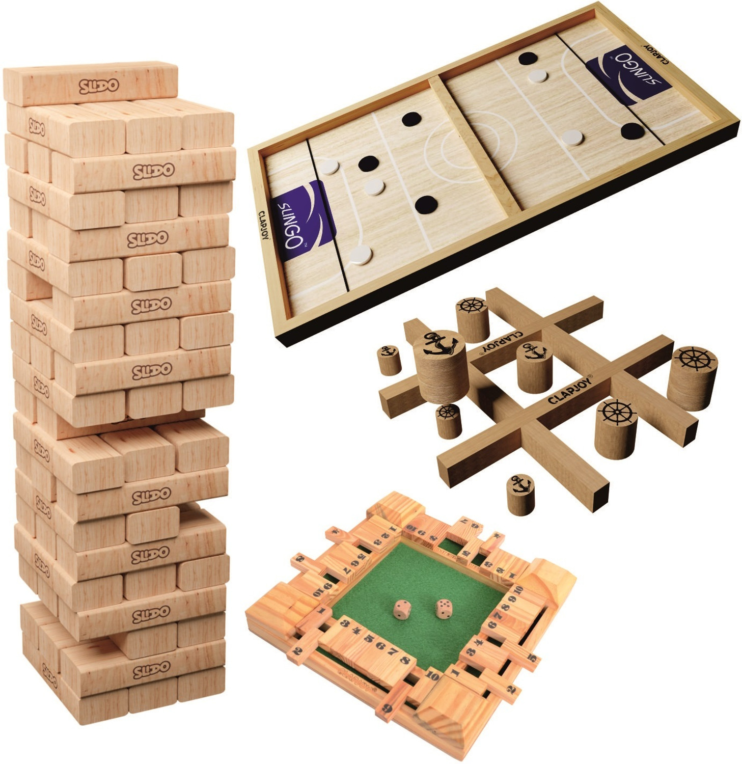 Image of RCJ CARROM BOARD 20 INCH,24 PCS. WOODEN COIN,POWDER & STRICKER.a11 Carrom Board Game