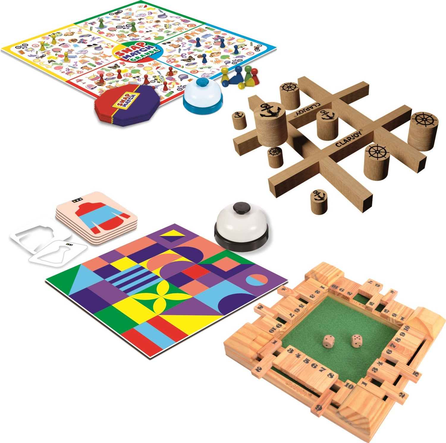 Image of RCJ CARROM BOARD 20 INCH,24 PCS. WOODEN COIN,POWDER & STRICKER.a11 Carrom Board Game