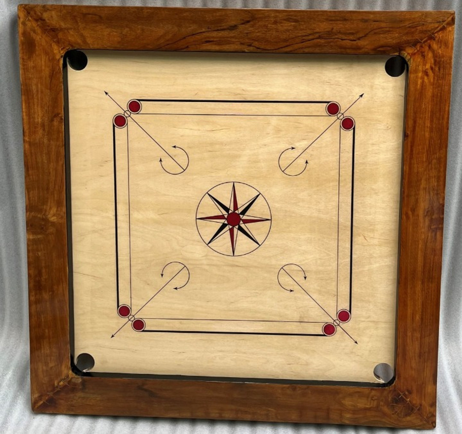 Image of MB SPORT EXPORT US QUALITY-CARROM BOARD CHAMPIONSHIP WEIGHT 24.2 97 cm Carrom Board (Brown)
