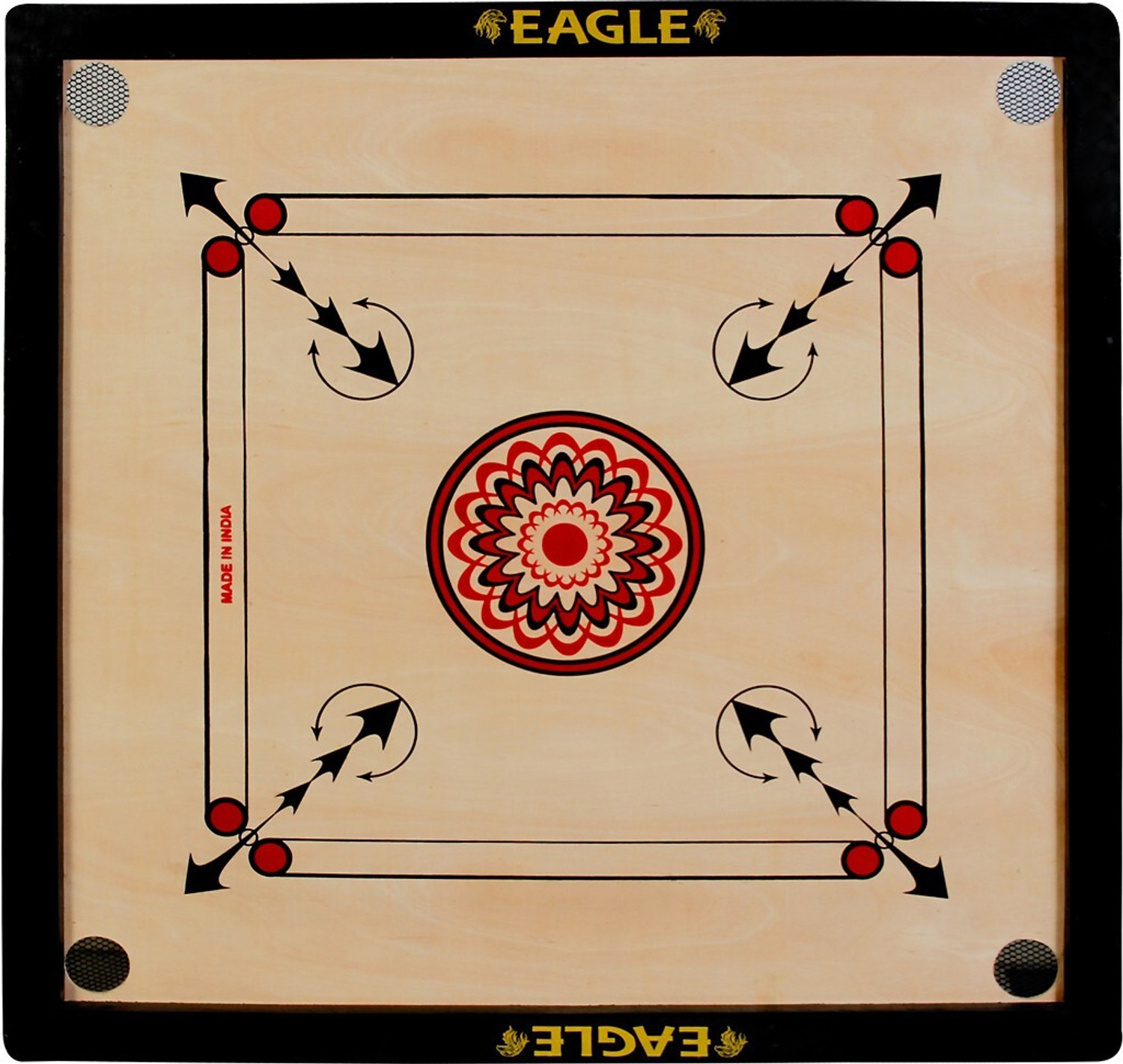 Image of MB SPORT EXPORT US QUALITY-CARROM BOARD CHAMPIONSHIP WEIGHT 24.2 97 cm Carrom Board (Brown)