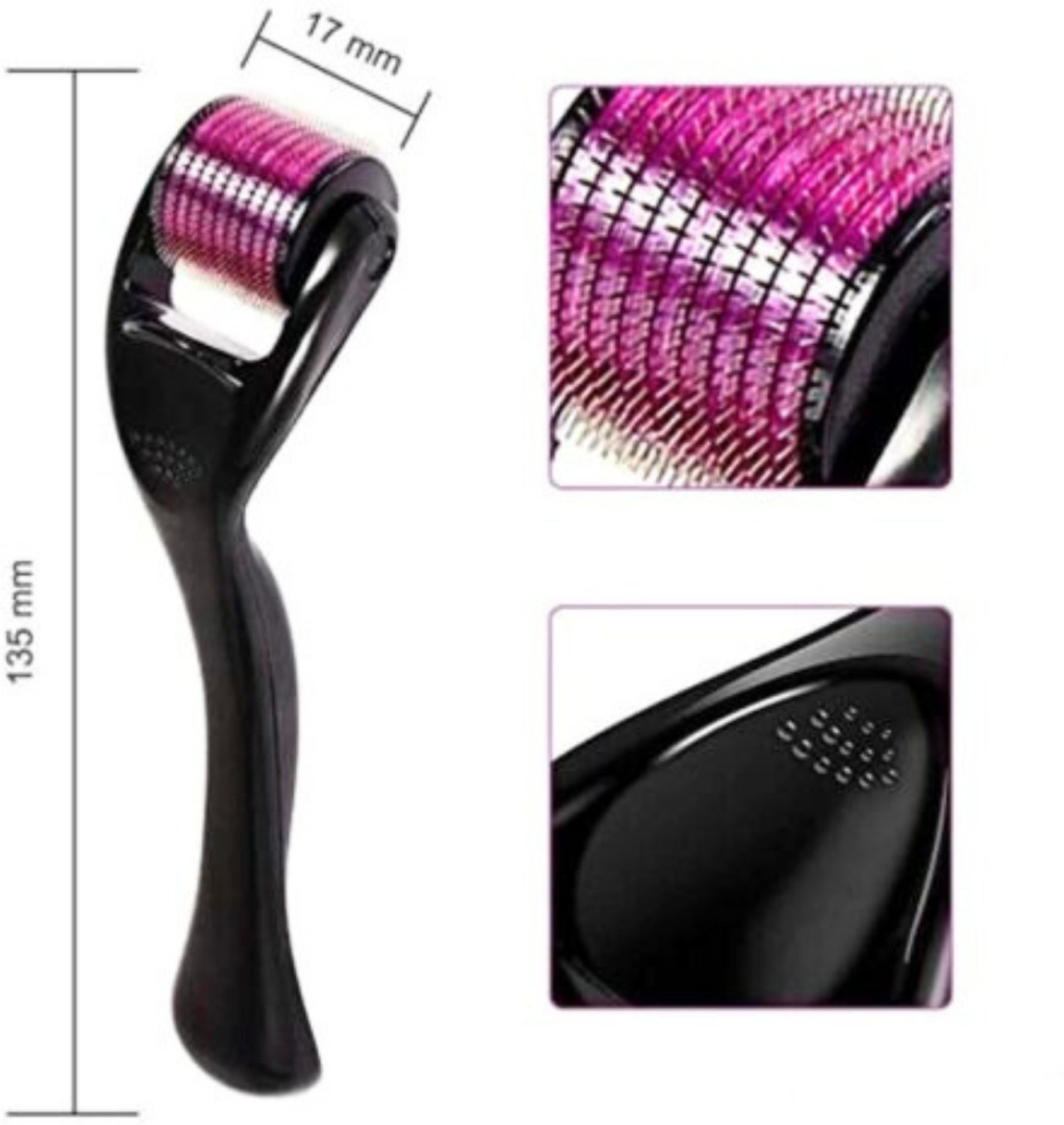 Image of scotbeauty Derma roller hair 0.5mm for Acne, Skin Hair Loss hair growth titanium roller (120 ml)