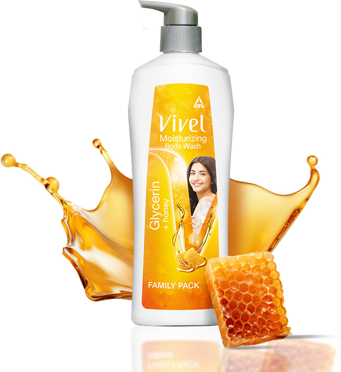 Vivel Glycerin & Honey Moisturizing Body Wash (500 ml)