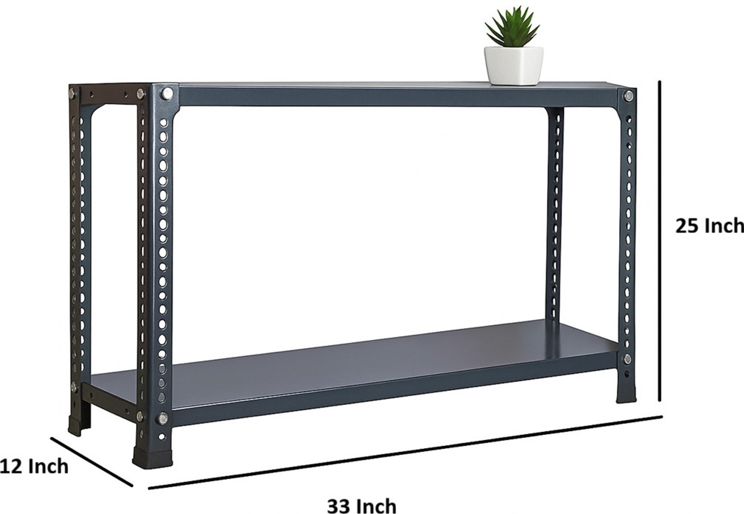 Image of QUARCK Plastic Open Book Shelf (Finish Color - Maroon, DIY(Do-It-Yourself))