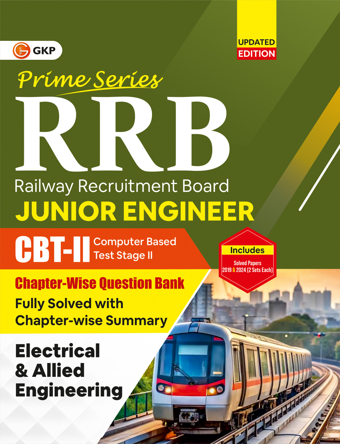 Image of RRB JE Electrical & Allied Engineering Satge-II 5987+ (21 Years) English Medium 140 ChapterWise Solved Papers 2026 (Solved Papers, YCT)