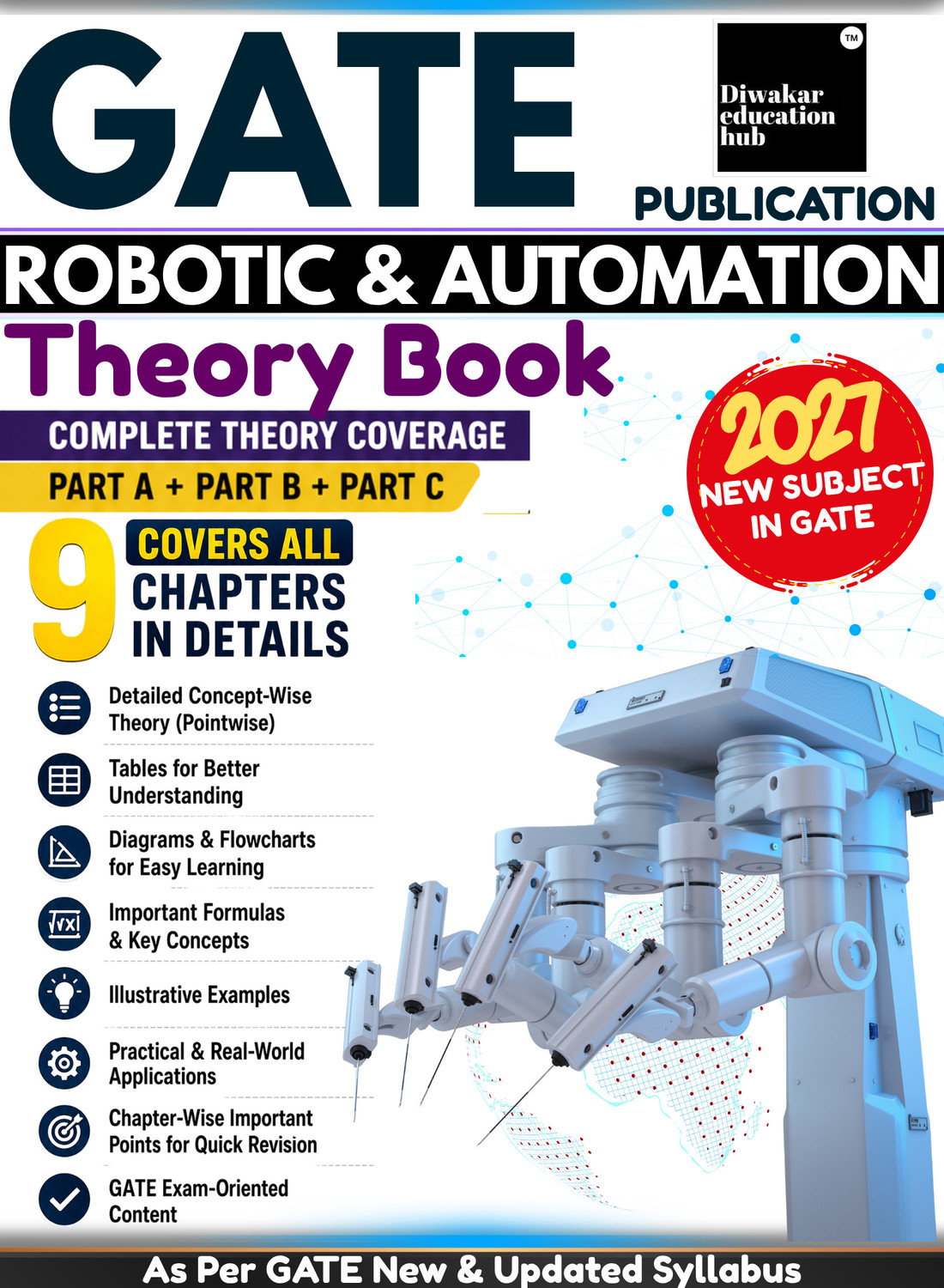 DIWAKAR EDUCATION HUB GATE Robotics & Automation Theory Book 2027 - Image 1