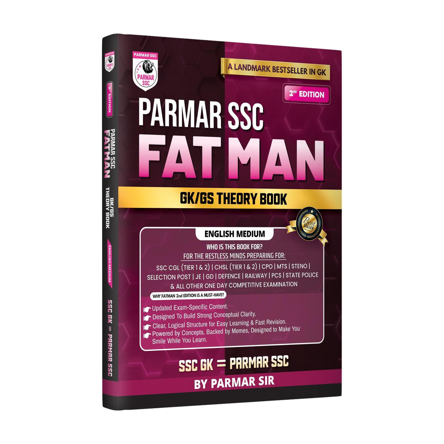 Invincible Publication Pvt Ltd PARMAR SSC Fatman GK/GS Theory Book - Image 1