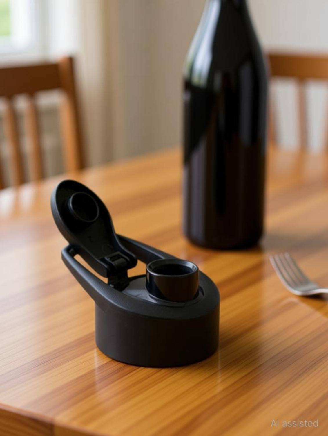 Image of uttakava Plastic Bottle Stopper (Black)