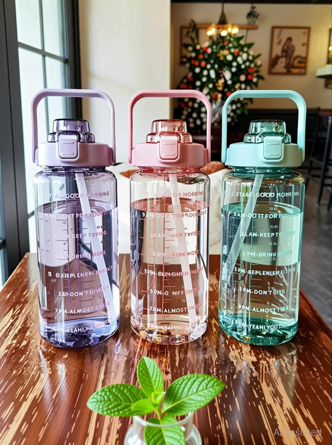 Image of MYLN TRANSPARENT X262 2000 ml Silicone Bottle (Pack of 3, Multicolor)