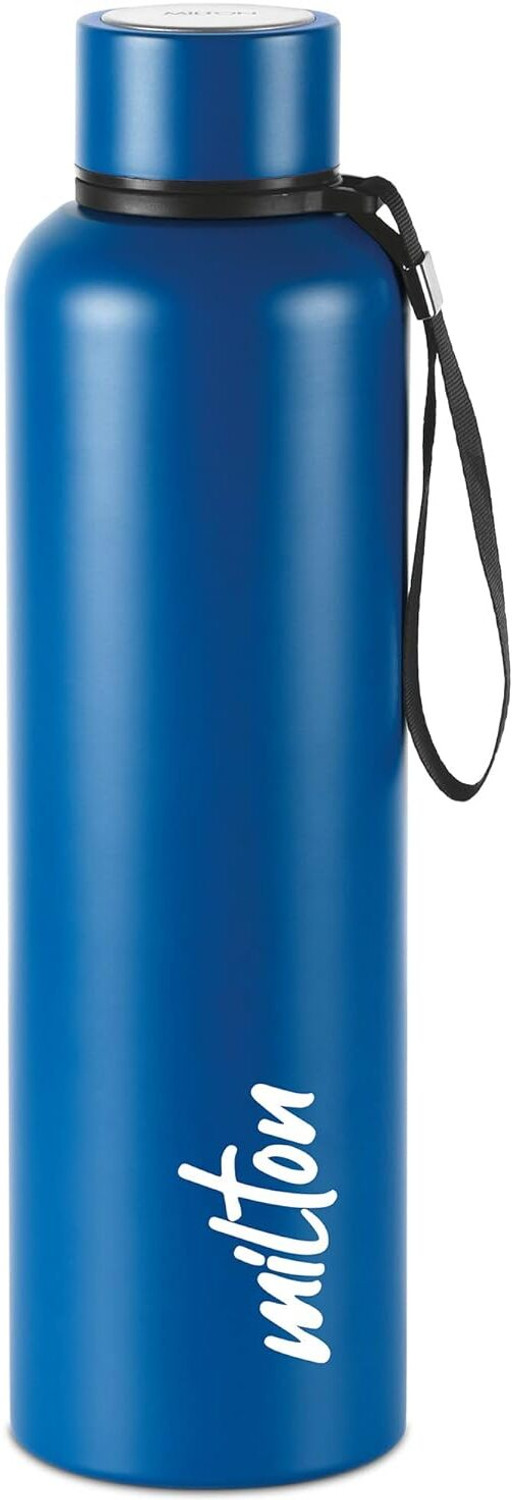 Image of MILTON Aura 1000 Thermosteel 1050 ml Steel Bottle (Pack of 1, Blue)