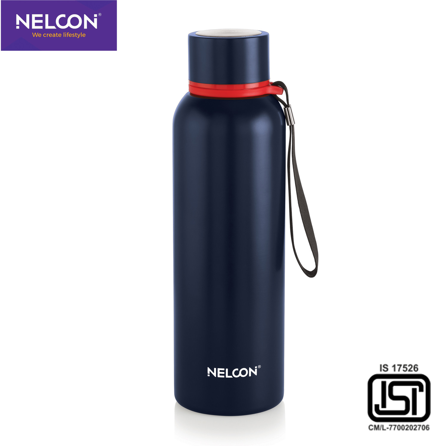 Image of Dzentro Vacuum Insulated Double Wall Steel Bottle 800ML 800 ml Steel Bottle (Pack of 1, Gold)