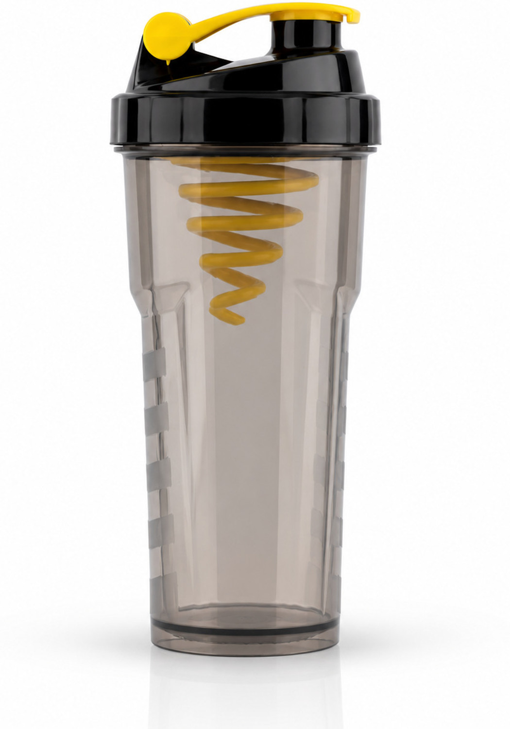 Image of MUSCLEBLAZE Protein Shaker Bottle, BPA-Free Sipper Bottle, Yellow & Black 750 ml Plastic Shaker (Pack of 1, Yellow)