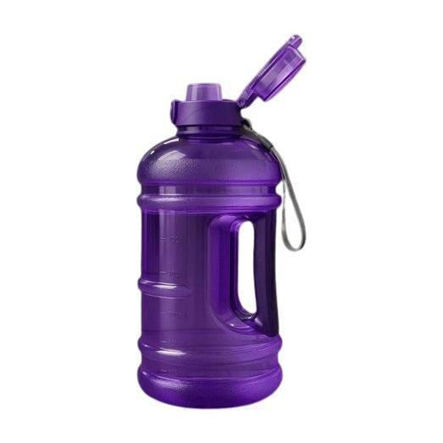 Image of Flipkart SmartBuy Motivational Travel Plastic Water Bottle 1500 ml Plastic Bottle (Pack of 1, Black)