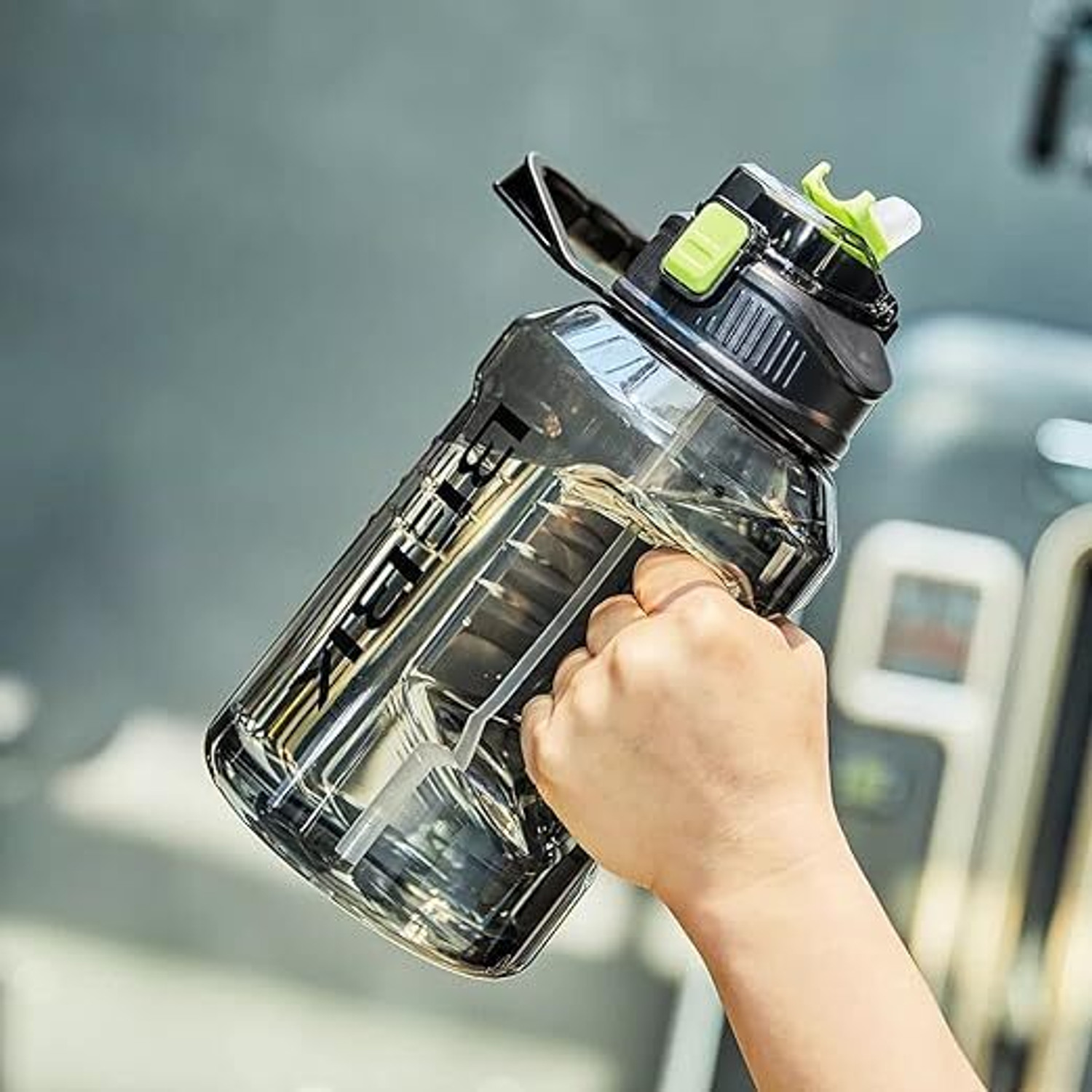 Bellveen 2300ml Unbreakable Motivational Water Bottle - Image 1