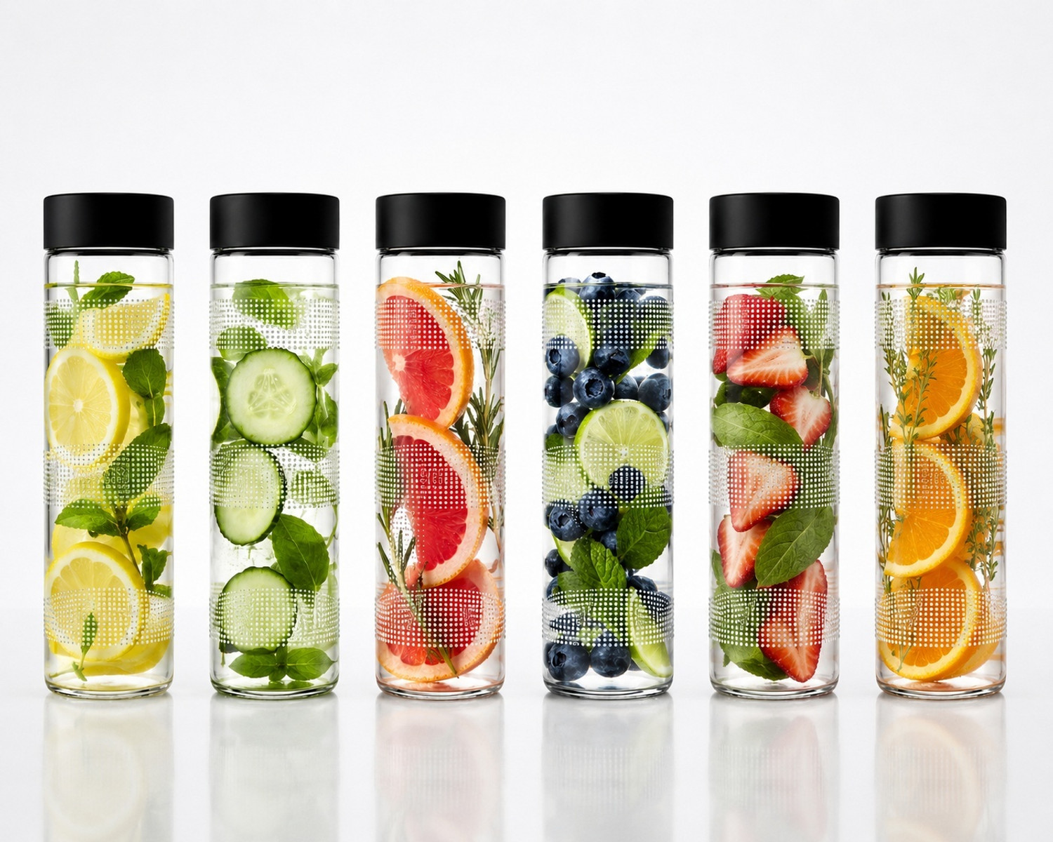 Image of MYLN TRANSPARENT X262 2000 ml Silicone Bottle (Pack of 3, Multicolor)