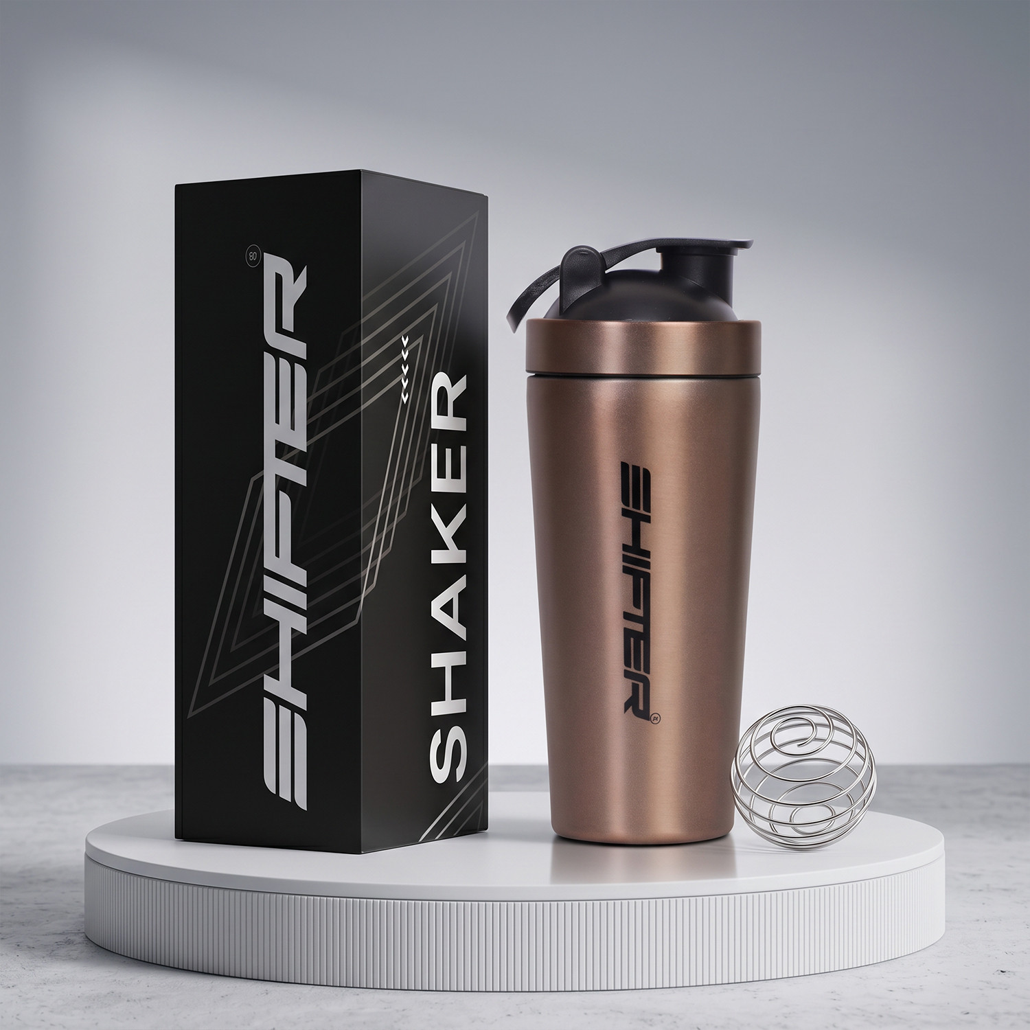 SHIFTER Stainless Steel Shaker Bottle 700ml Copper - Image 1