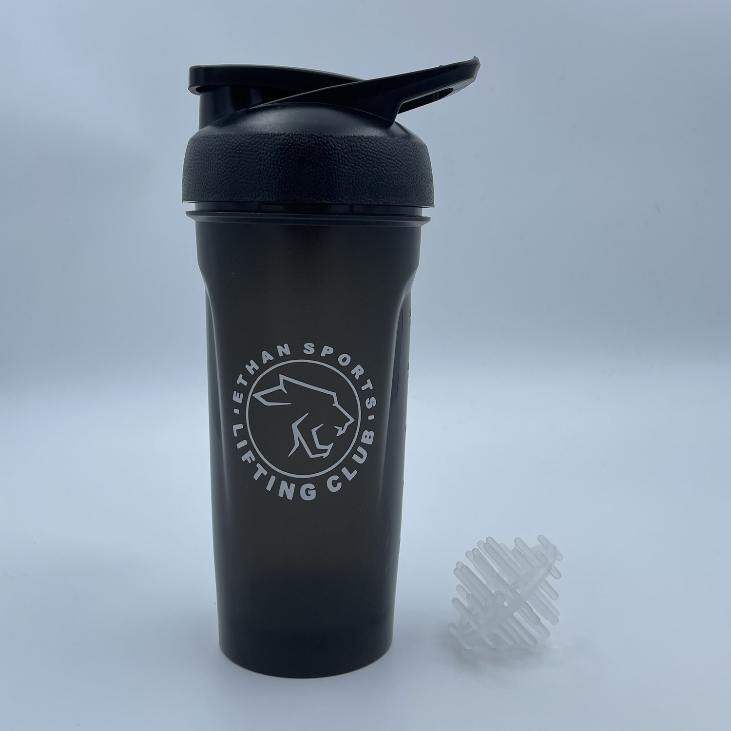Image of MILTON Pro Mix Ultra Shaker 591+200 ml Protein Shaker, Storage & Blender Ball for Gym 791 ml Stainless Steel Shaker (Pack of 1, Black)