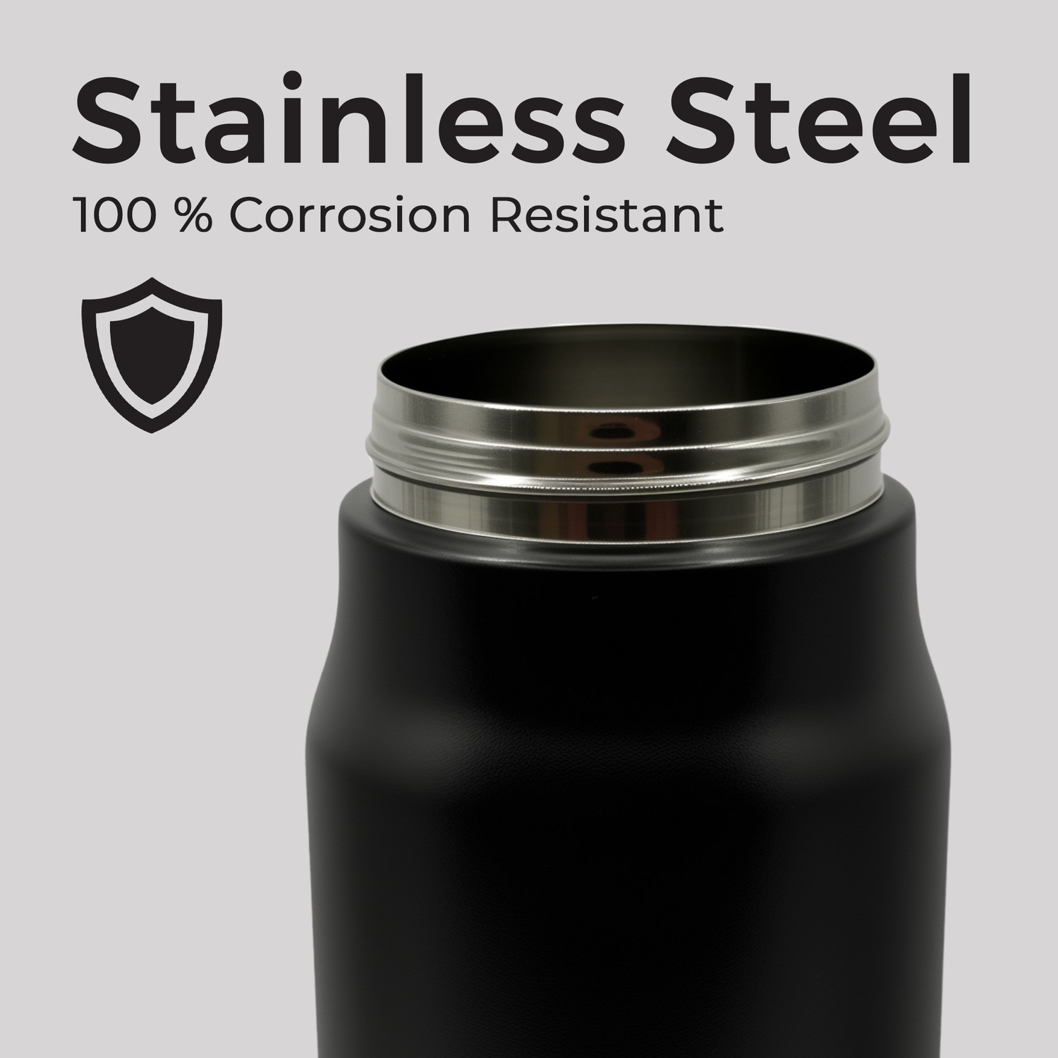 Image of Dozy 1500ML Insulated Active Flask 1500 ml Stainless Steel Flask (Pack of 1, Black)