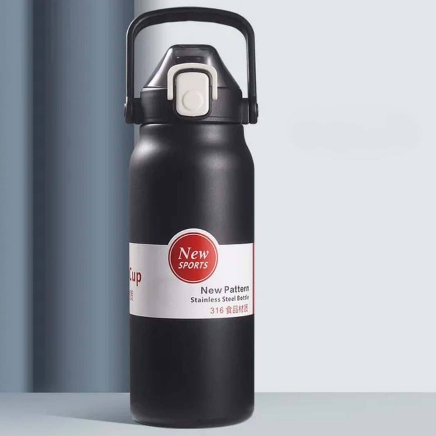 Image of Dozy 1500ML Insulated Active Flask 1500 ml Stainless Steel Flask (Pack of 1, Black)