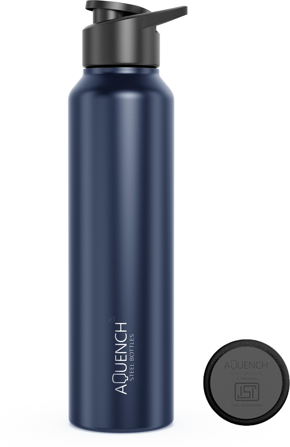 Image of MILTON Aura 1000 Thermosteel 1050 ml Steel Bottle (Pack of 1, Blue)