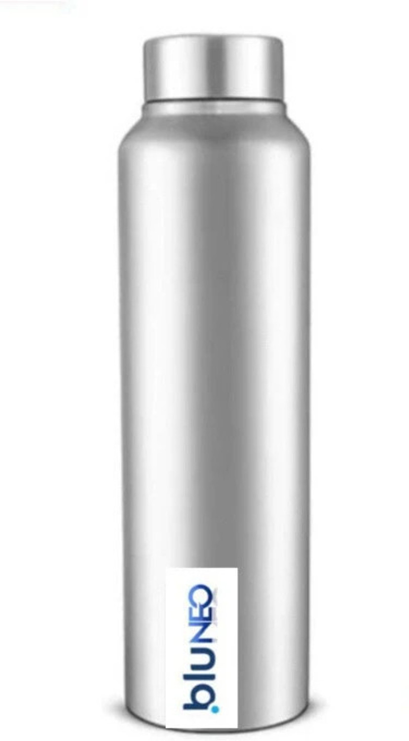 Image of BluNeo Stainless Steel Combo 3 Leak proof Water Bottle with 3X DURABLE Colour Coating 1000 ml Steel Bottle (Pack of 3, Blue, Red, Silver)