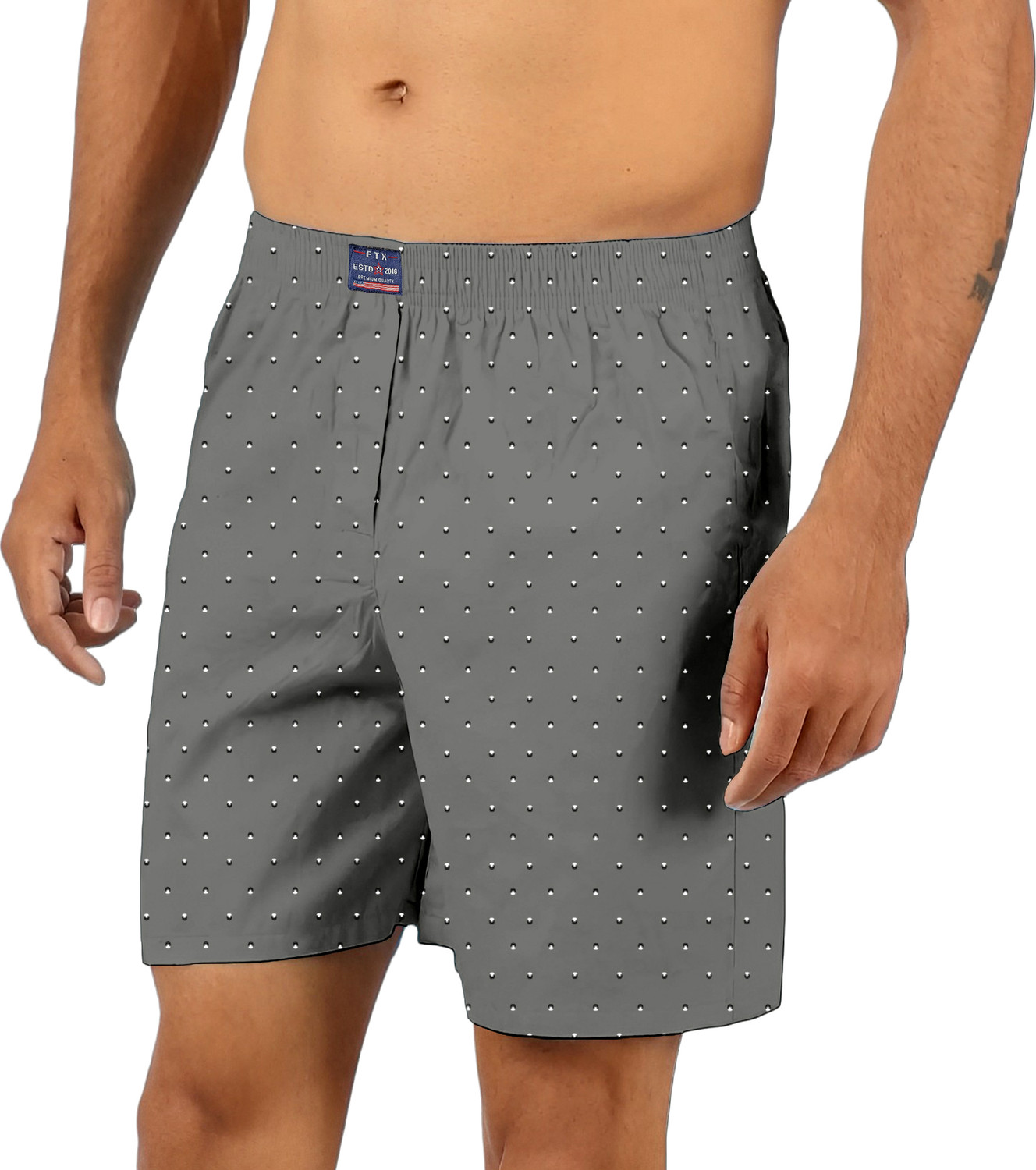 Image of Denlike Pack of 3 Solid Men Boxer