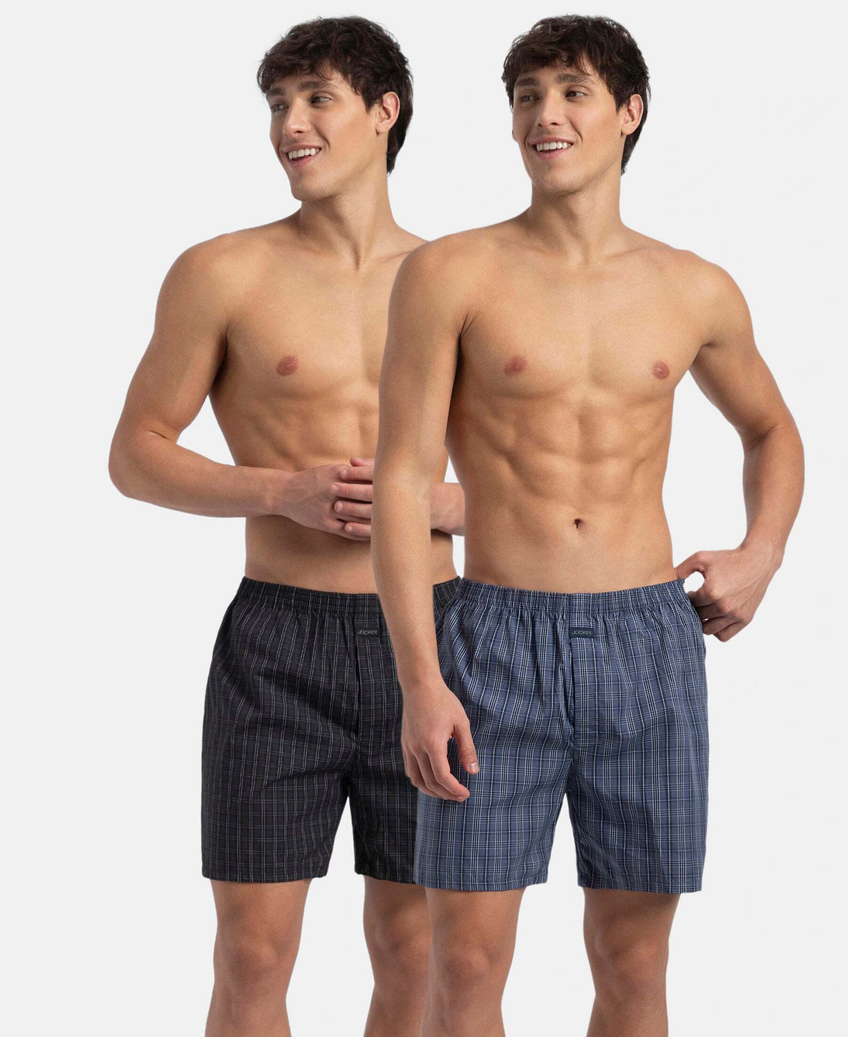 Image of JOCKEY Pack of 2 Checkered Men Boxer