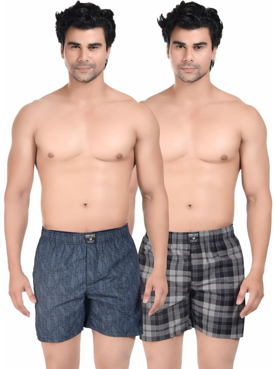 Image of Dollar Pack of 3 Checkered Men Boxer