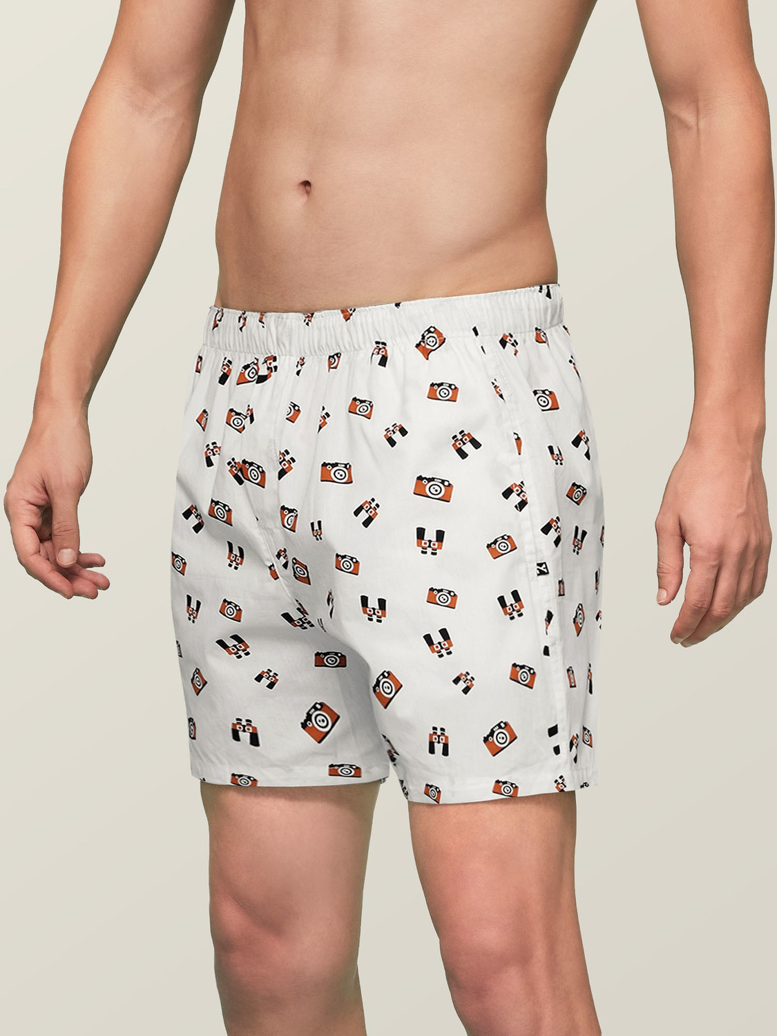 Image of XYXX Pack of 3 Remix IntelliEaze Super Combed Cotton Printed Printed Men Boxer