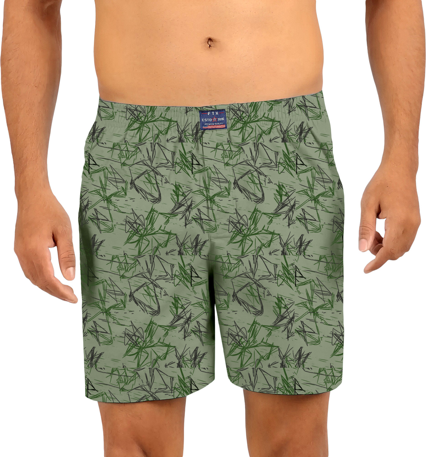 Image of FTX Pack of 2 Printed Men Boxer